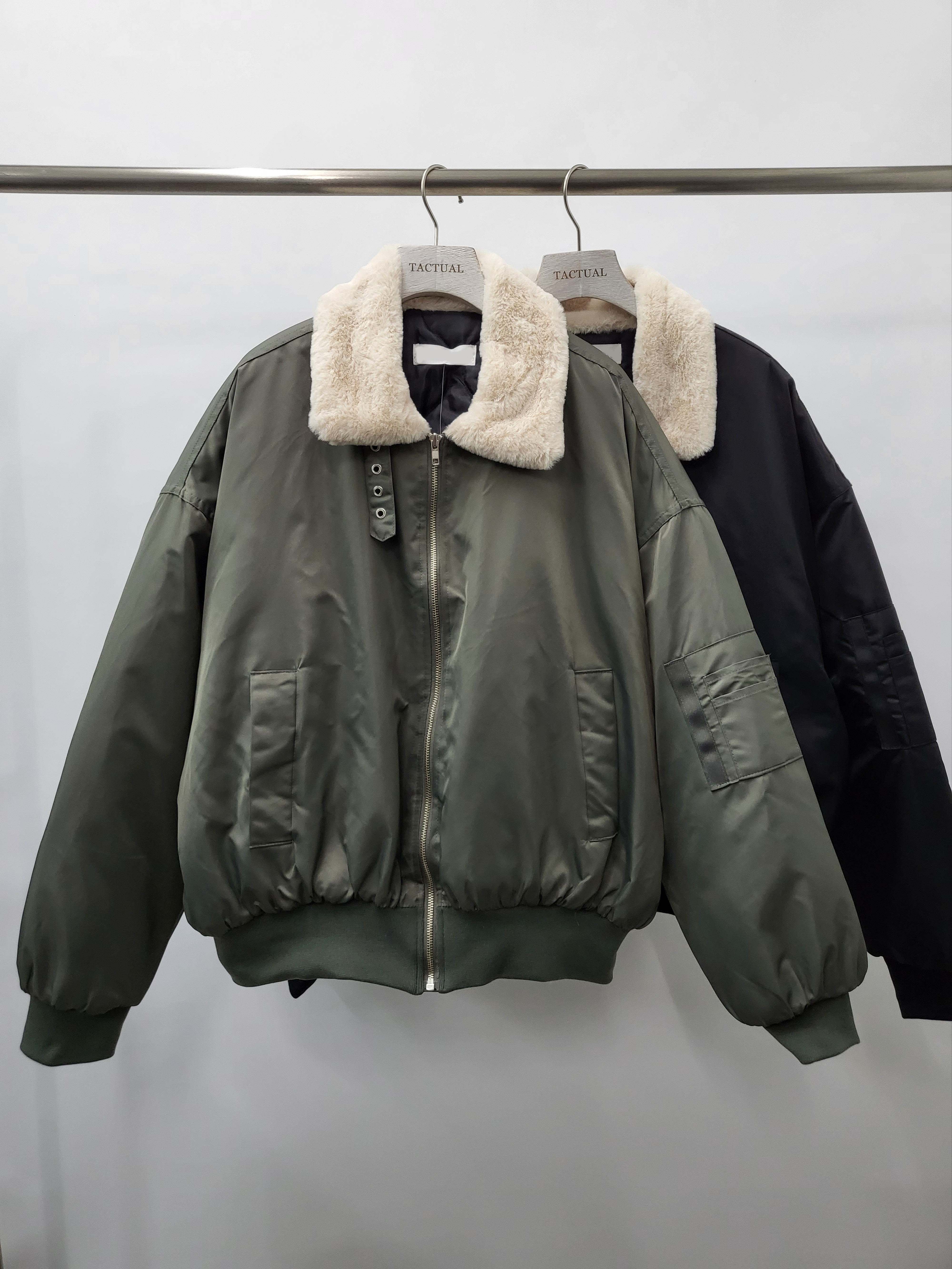 毛毛領短軍褸 JK2191