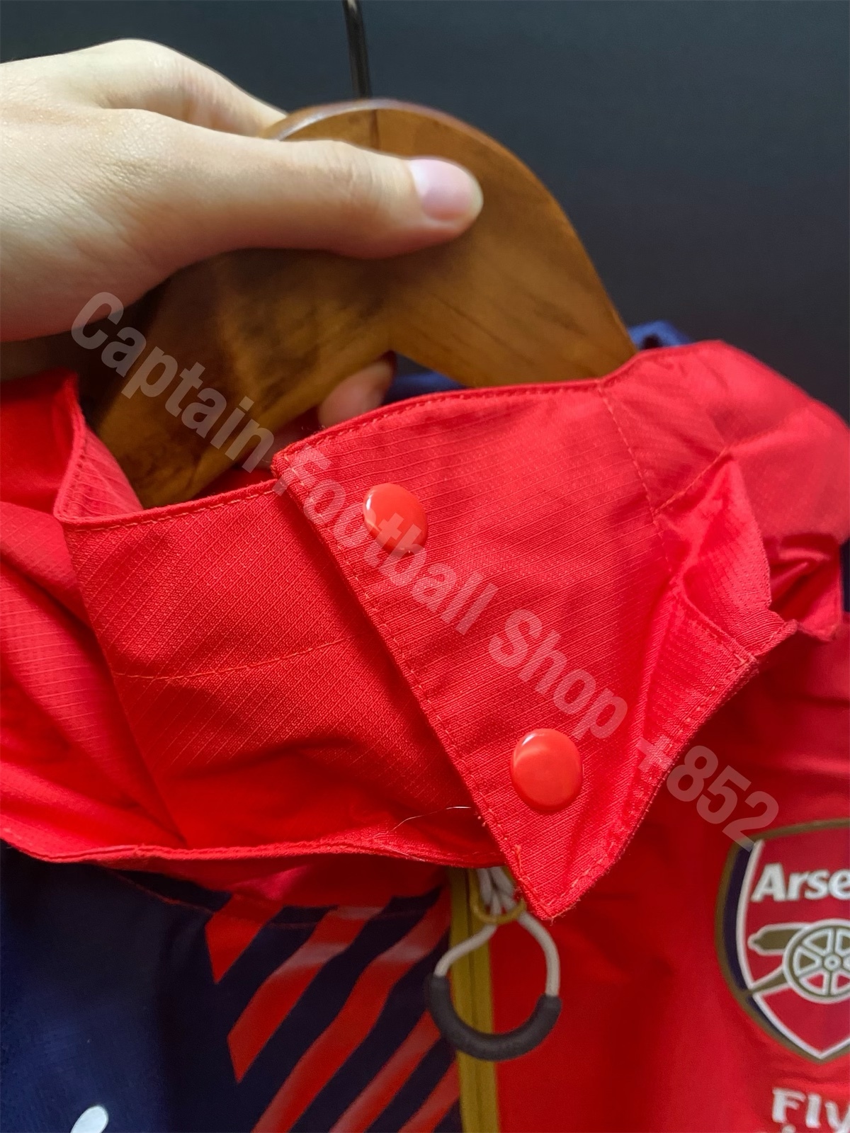 Arsenal 2015-2016 Puma player issue training Rain Jacke