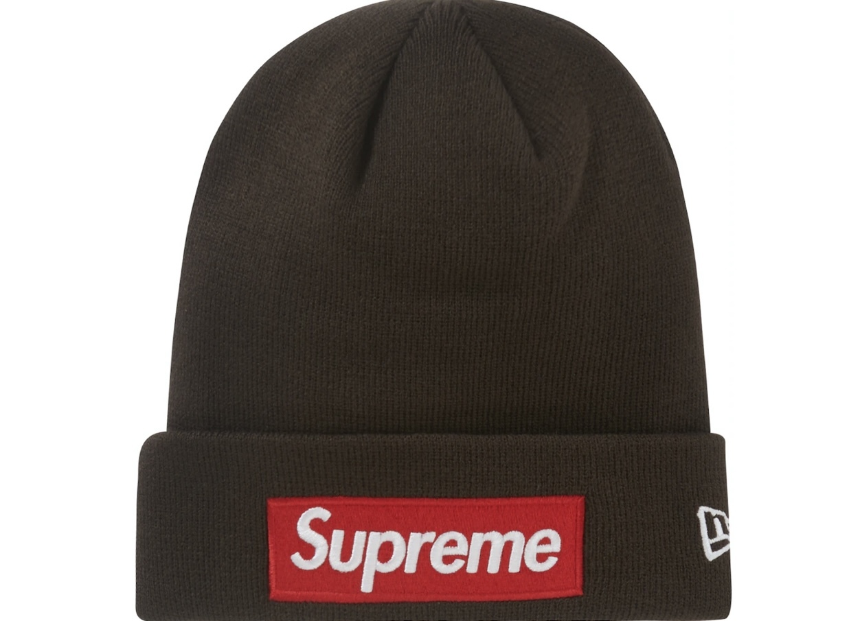 Supreme New Era Box Logo Beanie FW22 針織帽冷帽潮帽男女