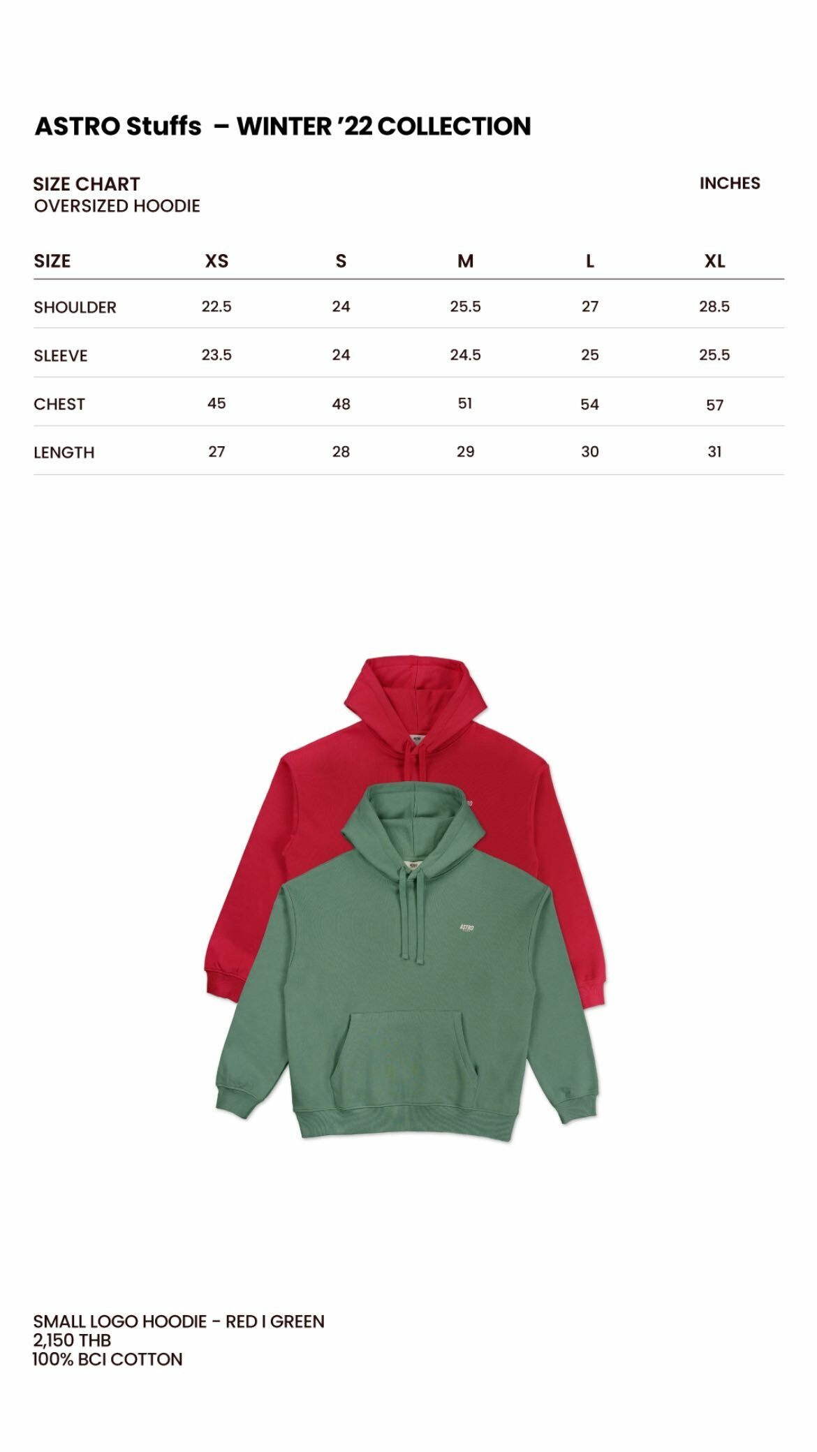 Astrostuffs Winter '22 Colllection Oversized Hoodie