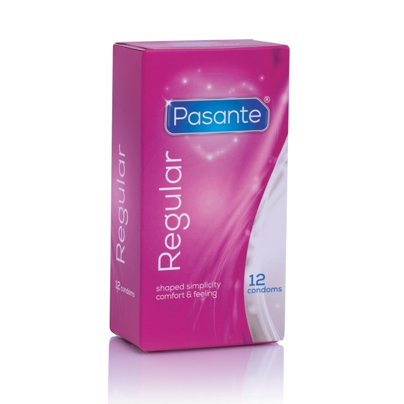 Pasante Regular 12's Pack Latex Condom