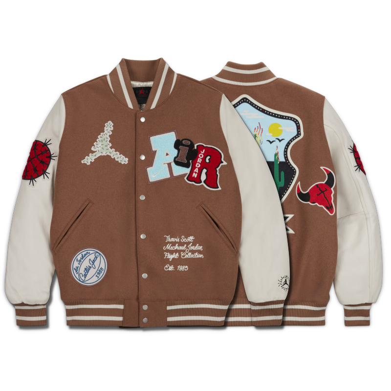Jordan x Travis Scott 聯名款 學院風外套 卡其色 男款 DO4104-256