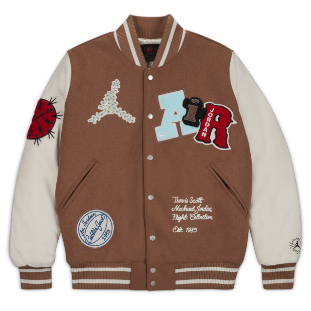 Jordan x Travis Scott 聯名款 學院風外套 卡其色 男款 DO4104-256