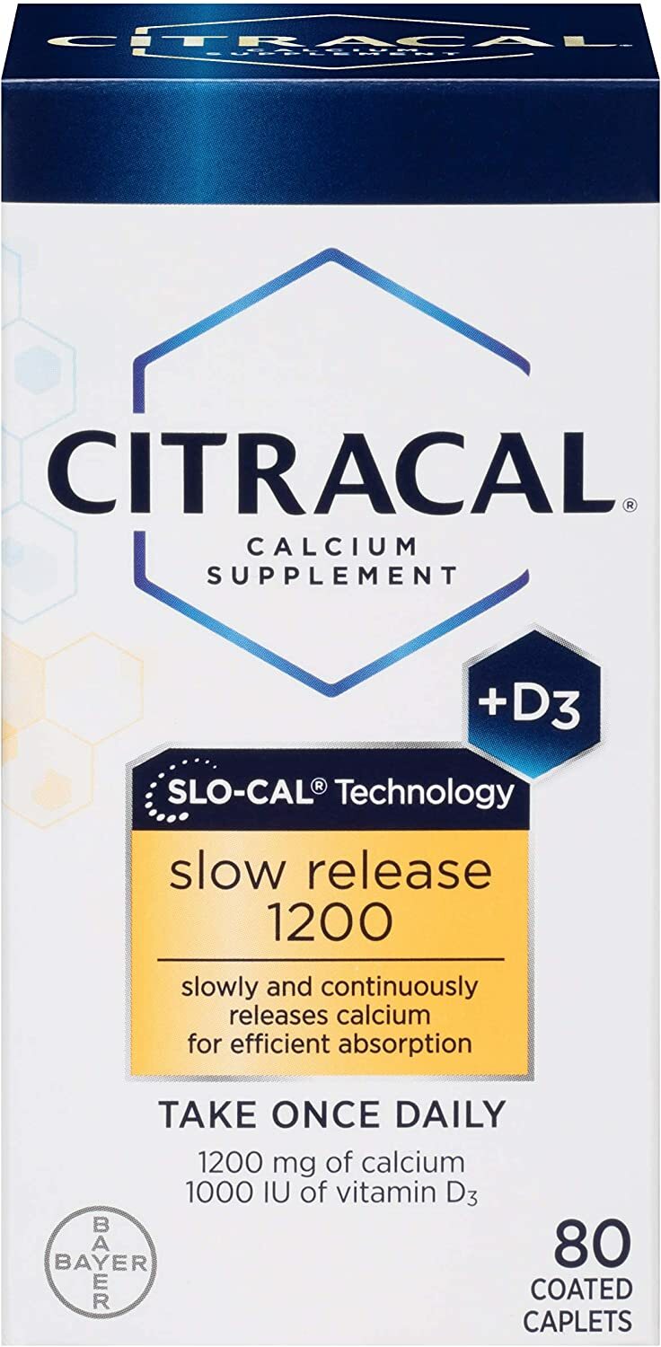[預購] Citracal 緩釋鈣 600毫克 +維他命D3 80粒錠劑