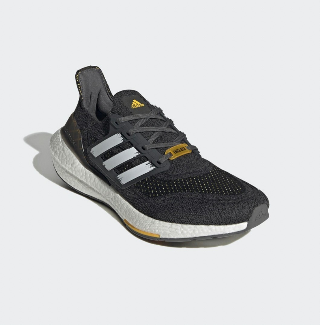 ADIDAS ULTRABOOST 21 HK CITY PACK 男女慢跑鞋 黑GW5838Dec lu