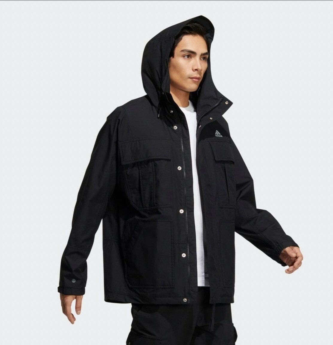 ADIDAS PRSVE OUTR JT 男 外套 黑  HM2707 Dec lu