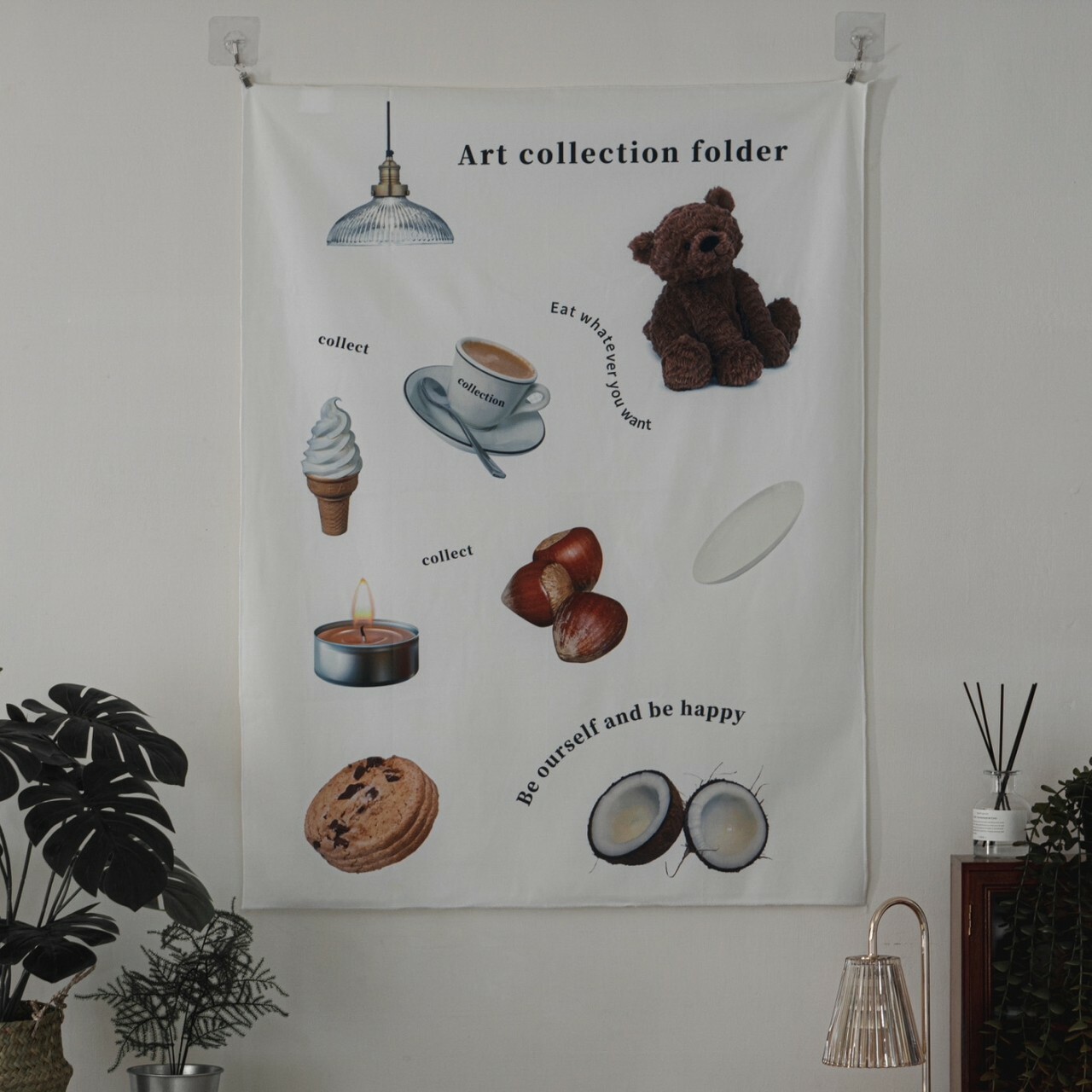 【簡約口愛】裝飾掛布 *安裝包