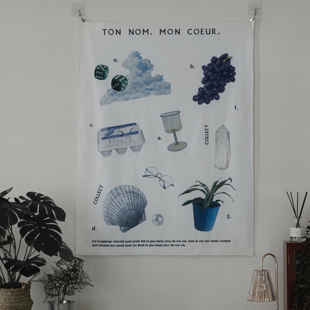 【簡約口愛】裝飾掛布 *安裝包