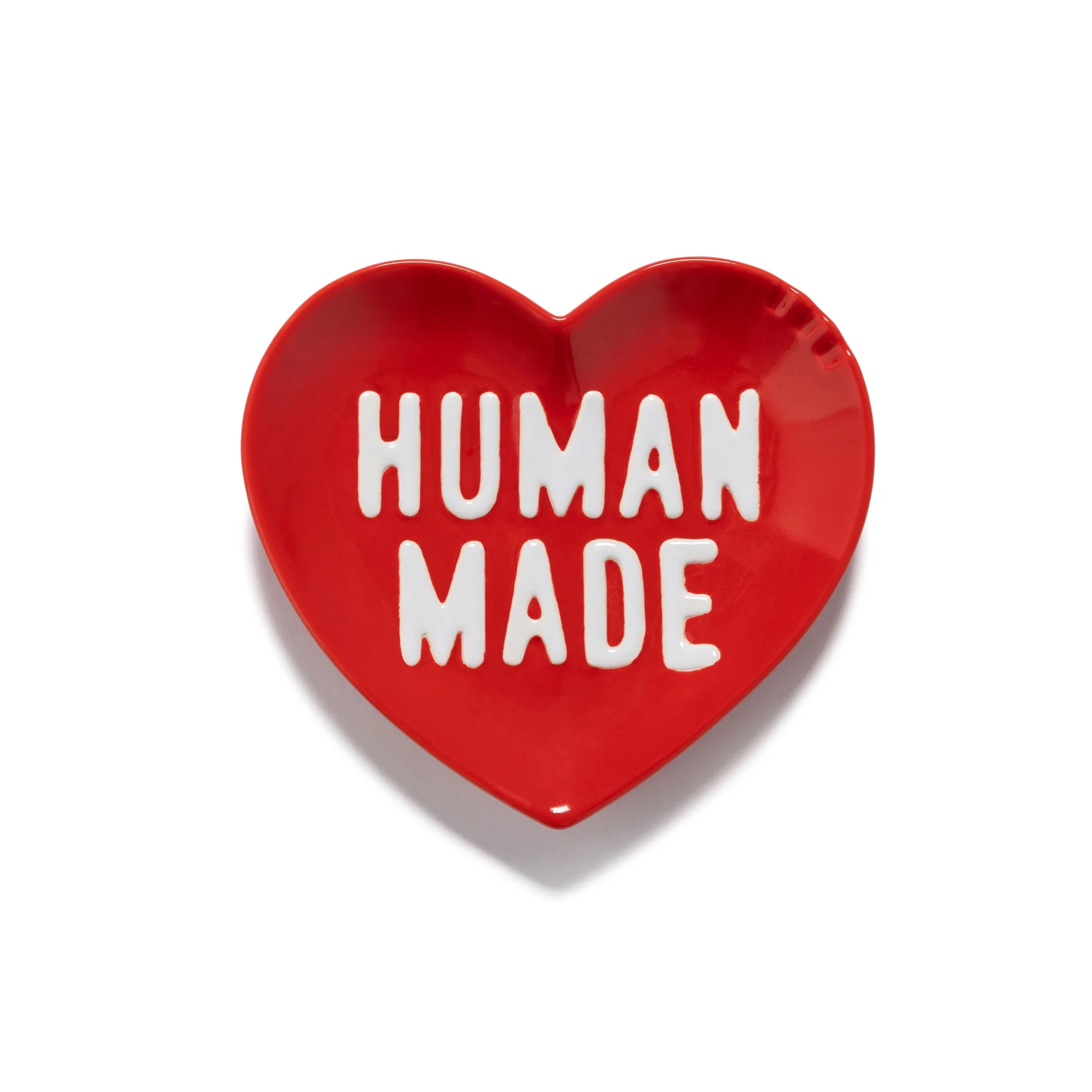 Human Made Heart Ceramics Tray (Red)