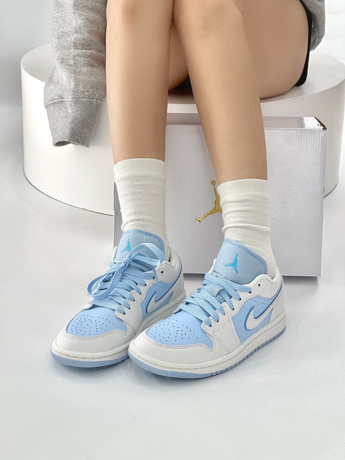 Air Jordan 1 Low Ice Blue 冰雪藍 DV1299-104
