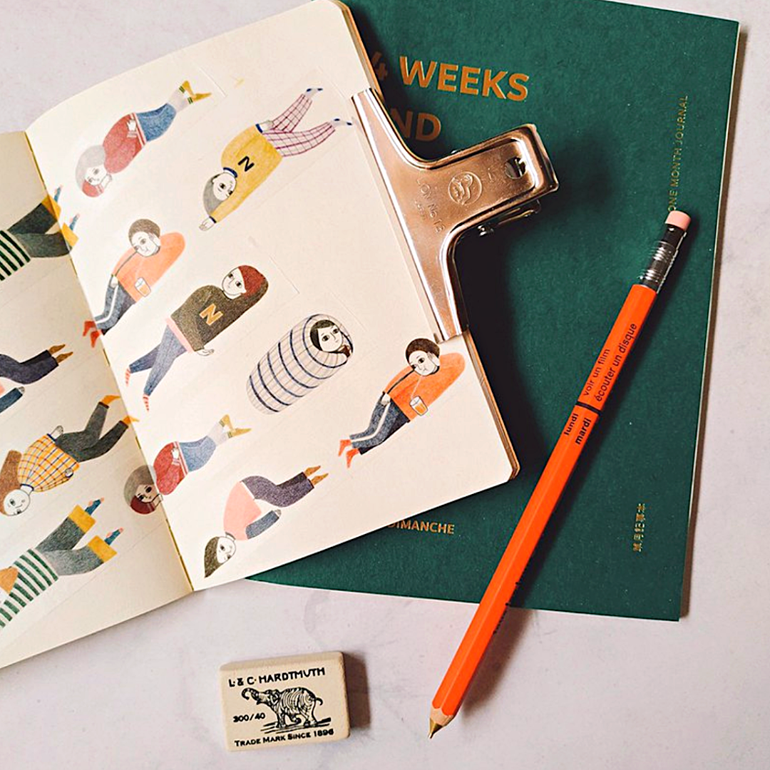 Birdcone Masking Tape－Lazyman (Taiwanese Stationery Brand)