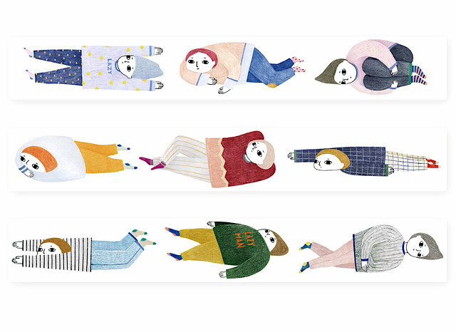 Birdcone Masking Tape－Give up (Taiwanese Stationery Brand)