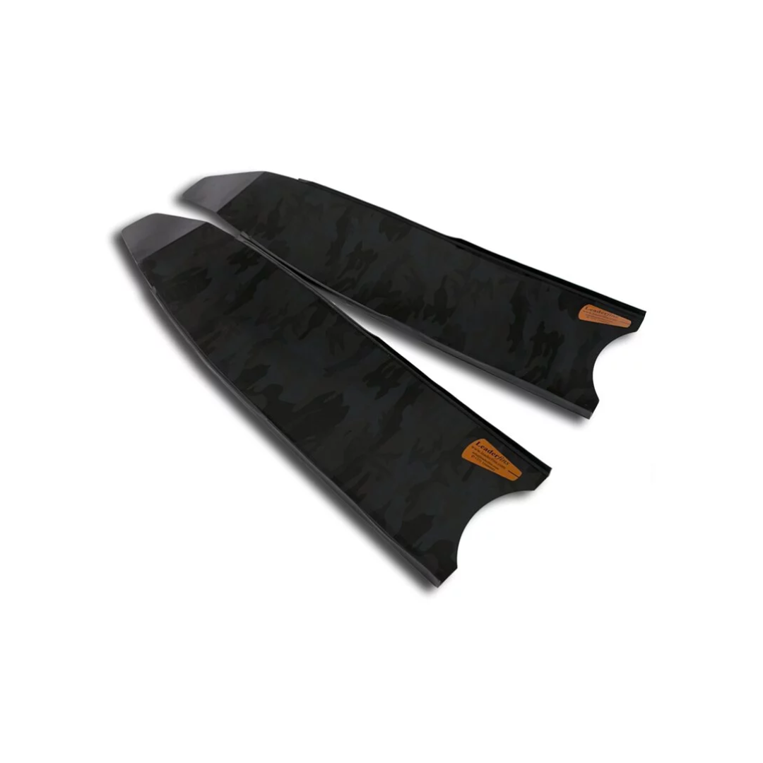 ▲停產 Leaderfins 玻纖長蛙板-黑夜迷彩