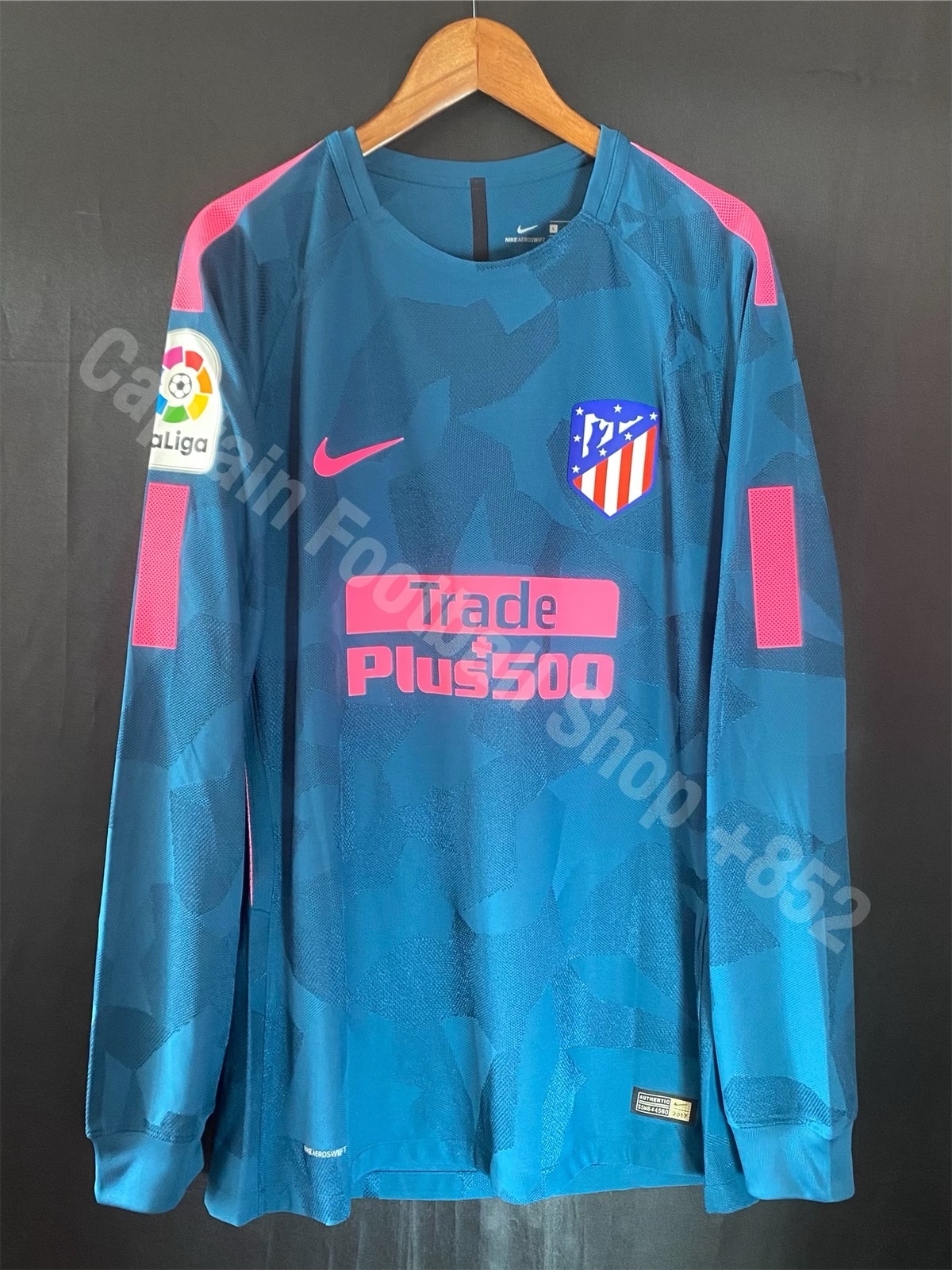 (更衣室版) 馬德里體育會 2017-2018 Nike 二客長䄂更衣室球員版球衣 #9 F.TORRES