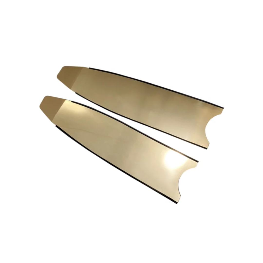 ▲(限量，售完絕版) Leaderfins 玻纖長蛙板-鏡面金