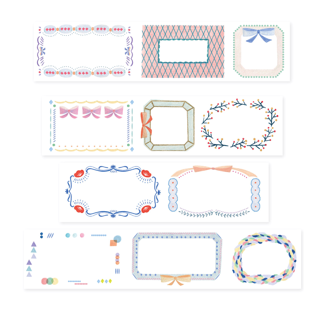 Birdcone Masking Tape－Frame (Taiwanese Stationery Brand)