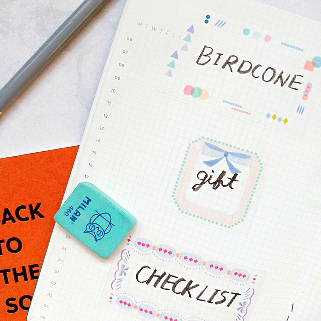 Birdcone Masking Tape－Frame (Taiwanese Stationery Brand)