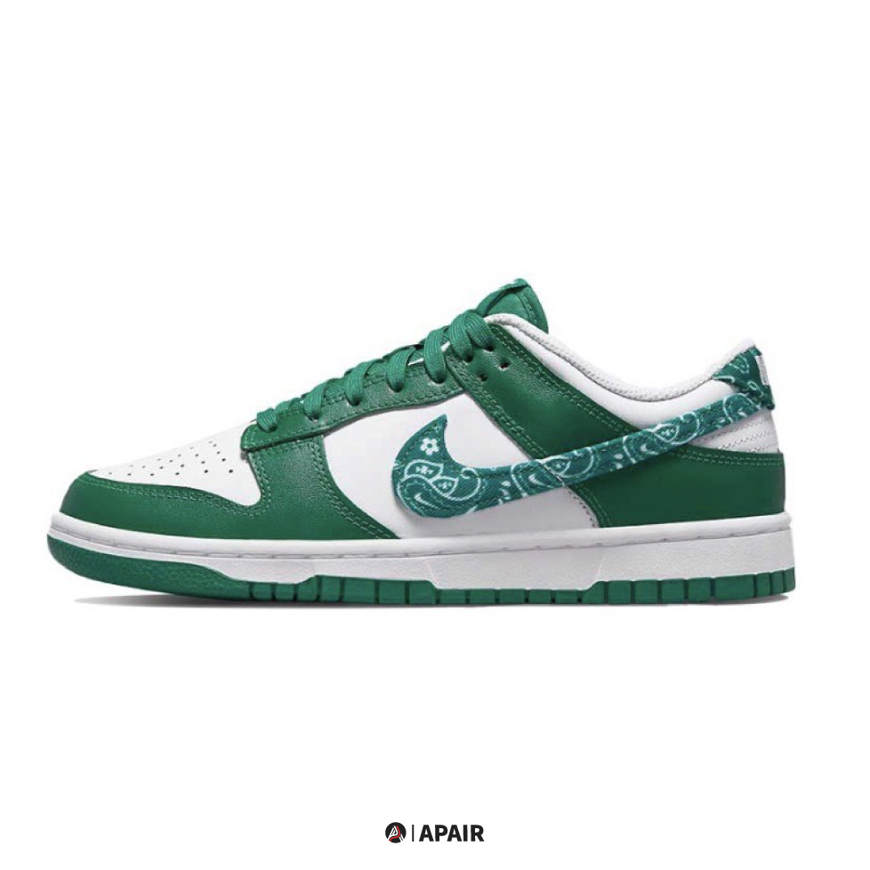 【APAIR】預購 NIKE DUNK LOW Paisley 白綠 腰果花 變形蟲 低筒休閒鞋 DH4401-102