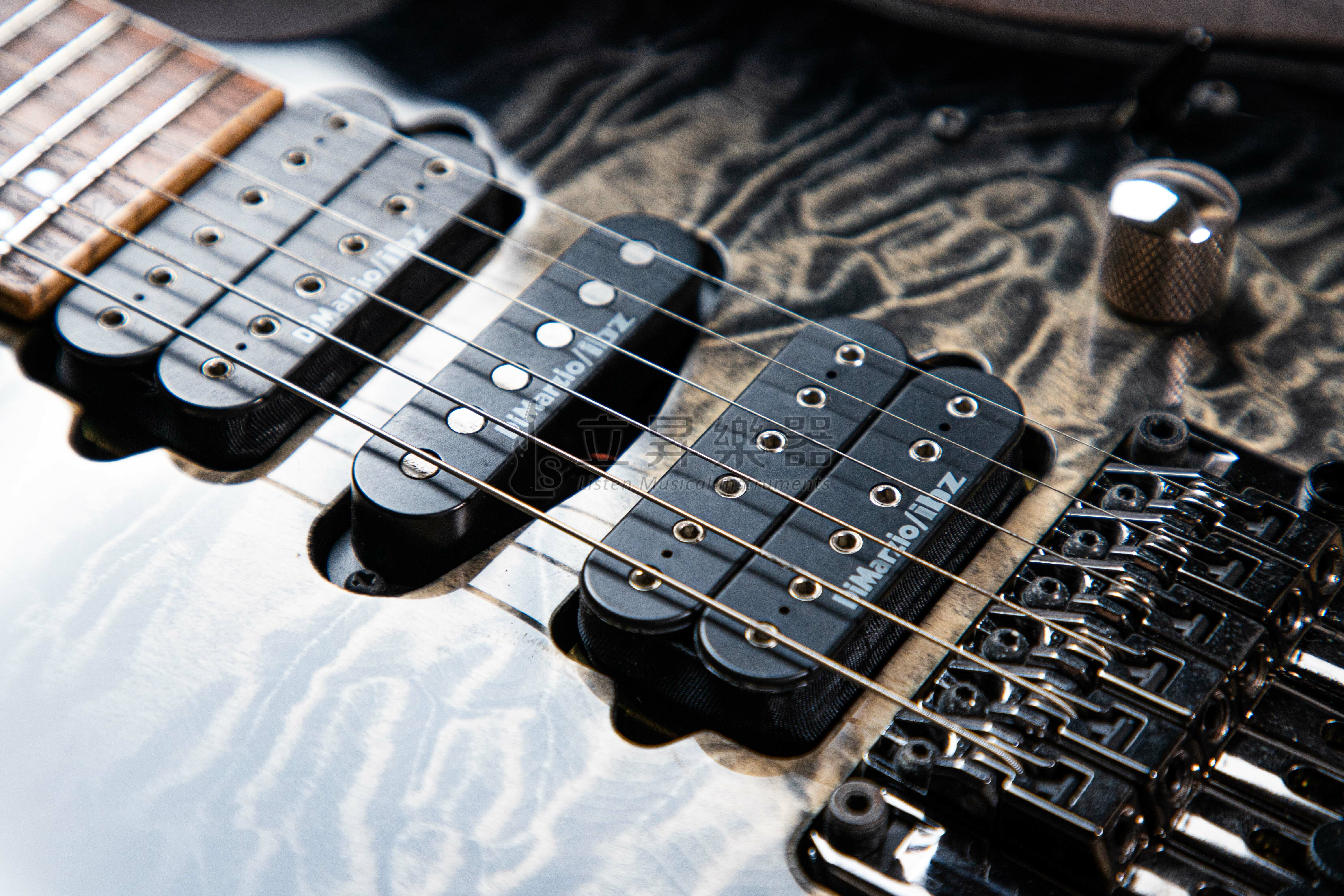 Ibanez Ibanez RG970WQMZ-BIB 黑色冰紋漸層 大搖座電吉他 原廠硬盒 第 3 張圖片｜三峽吉他 / Bass