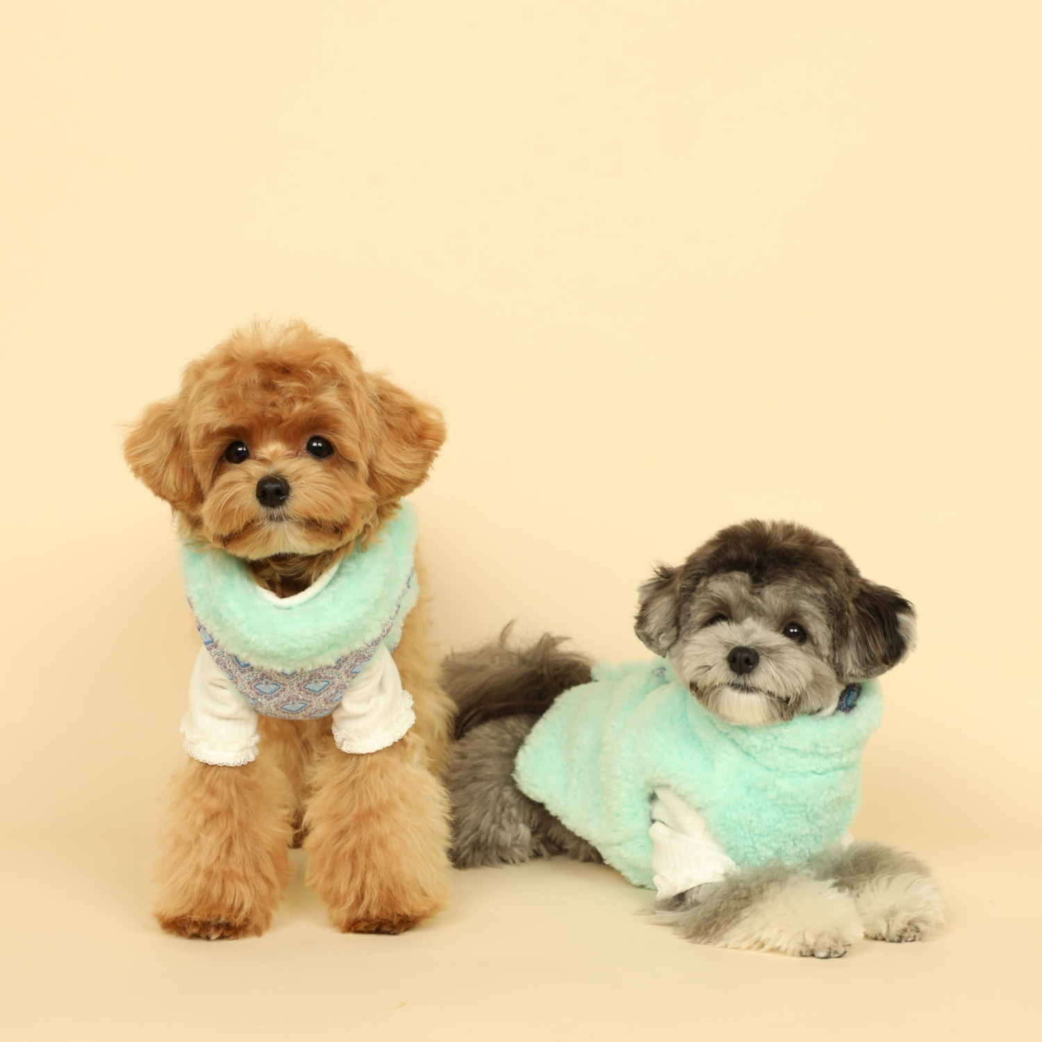 Jella Liberty縫絎毛毛雙面背心