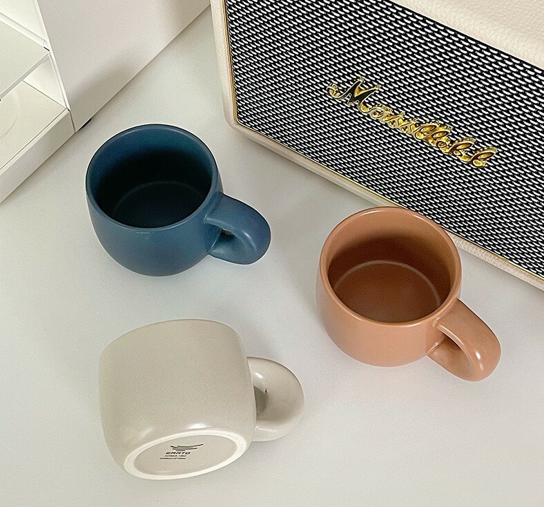 《1493》秋冬色胖胖把咖啡杯300ML