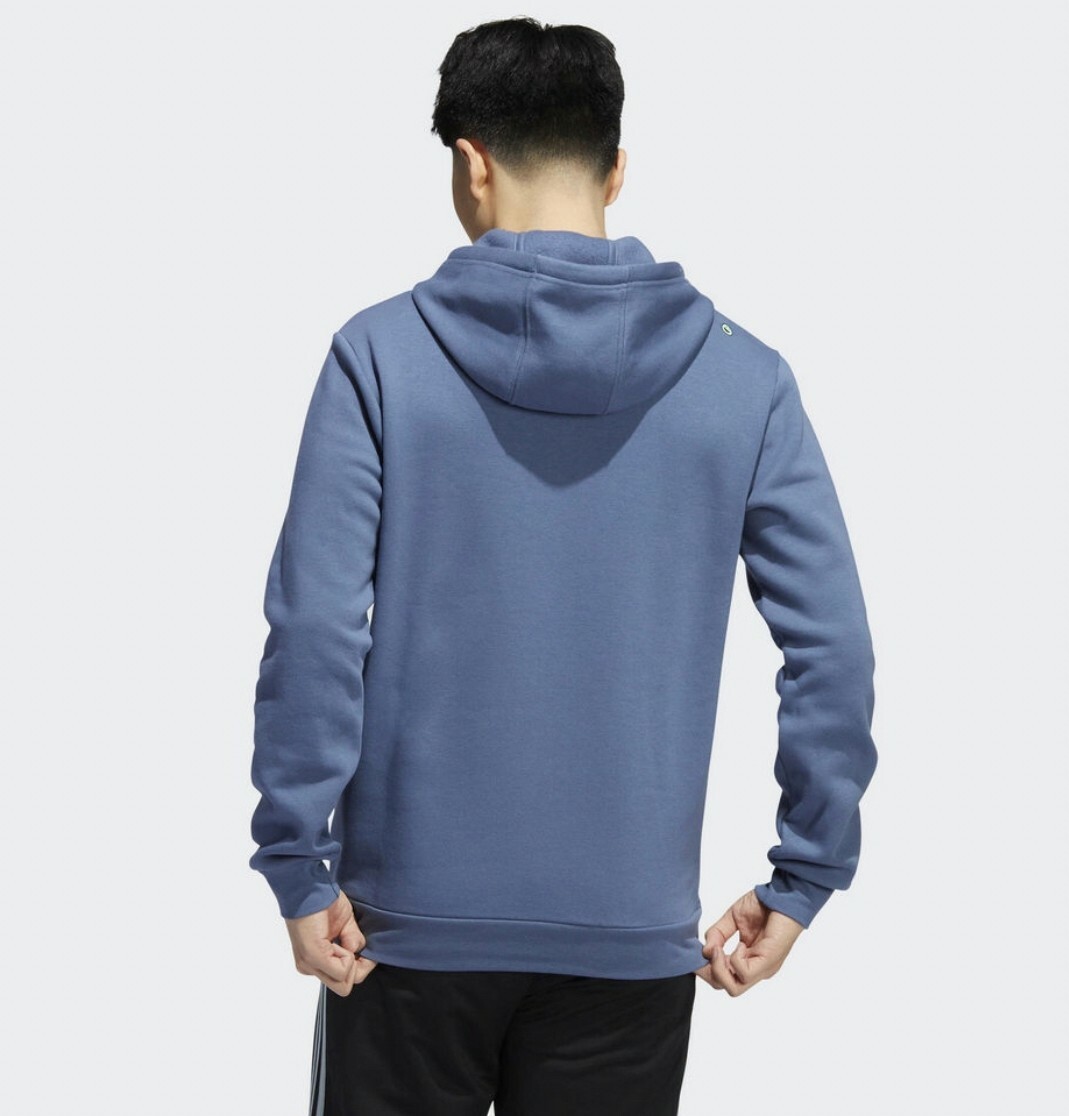 ADIDAS M OPTI G HOOD 男 連帽T恤 藍 HK6755 Dec lu
