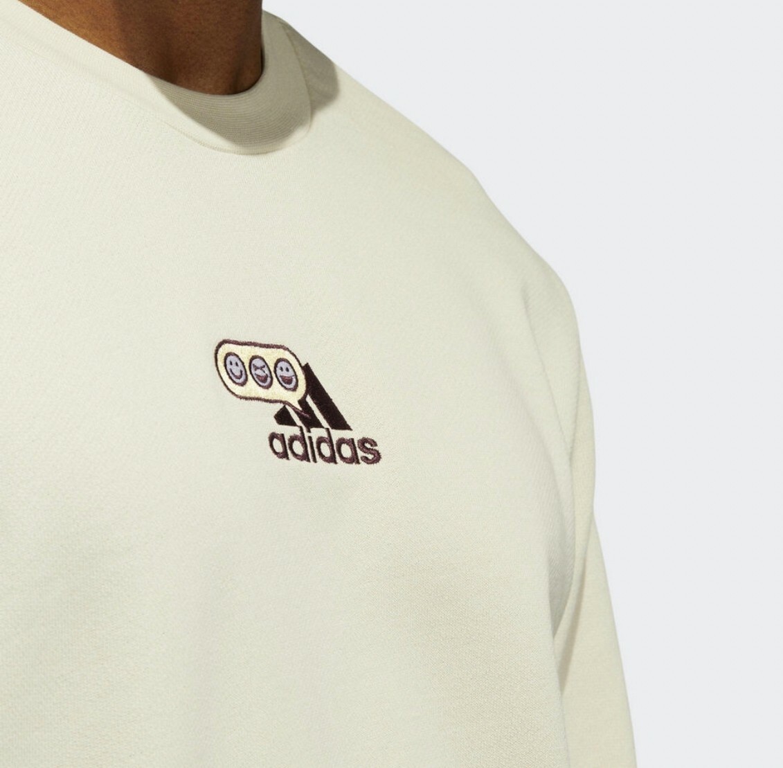 ADIDAS M OPTI G SWT 男 長袖上衣 白 HM2497 Dec lu