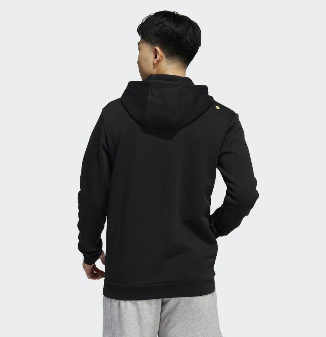 ADIDAS M OPTI G HOOD 男 連帽T恤 黑HK6756 Dec lu