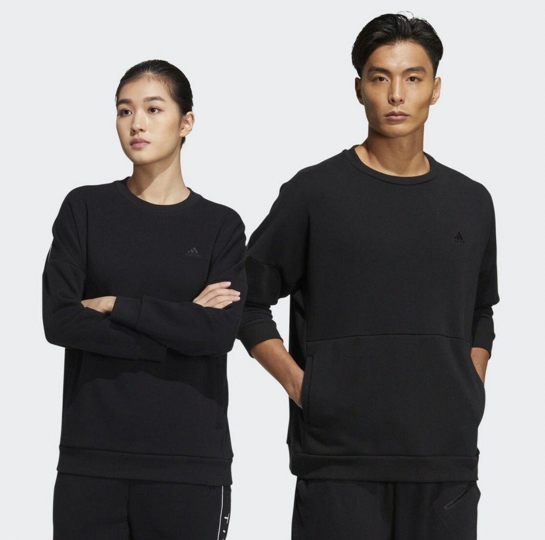 ADIDAS WRD WRD CRSWT 男女 刷毛長袖上衣 黑HM2688 Dec lu