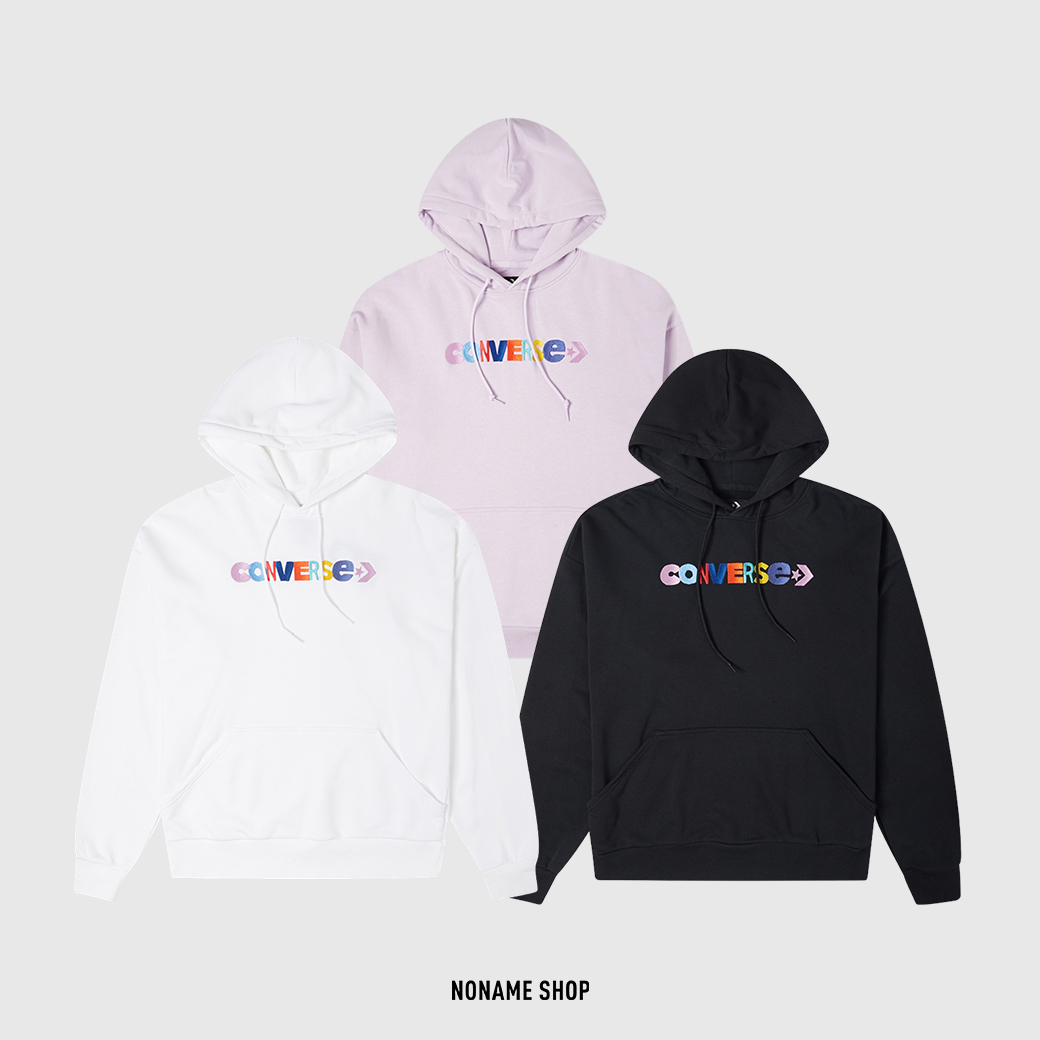 🎄聖誕限定優惠🎄 CONVERSE 刺繡 彩虹LOGO 帽TEE 三色 (男款)