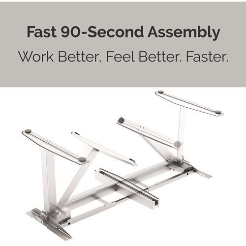 Fellowes Levado™ Height Adjustable Desk - Base Only (Part No.: 9708601)