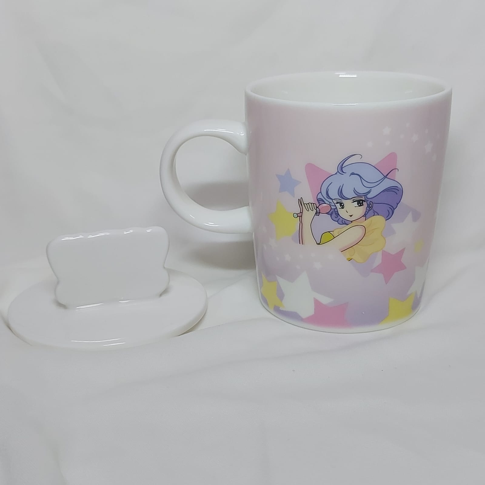 我係小忌廉陶瓷杯連杯蓋