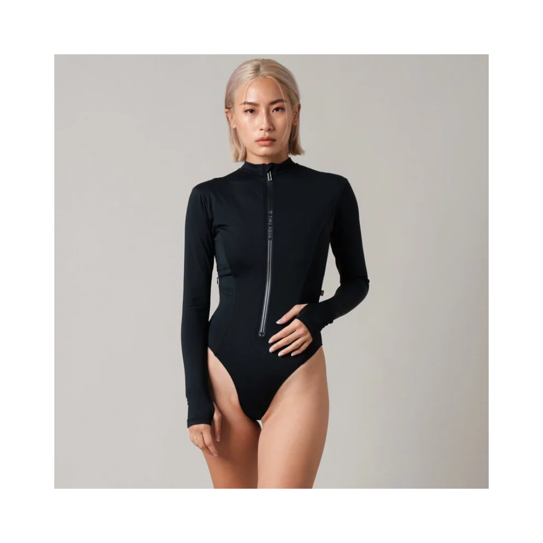 ▲TIMU 貓女 Catwoman連身防曬衣/經典黑