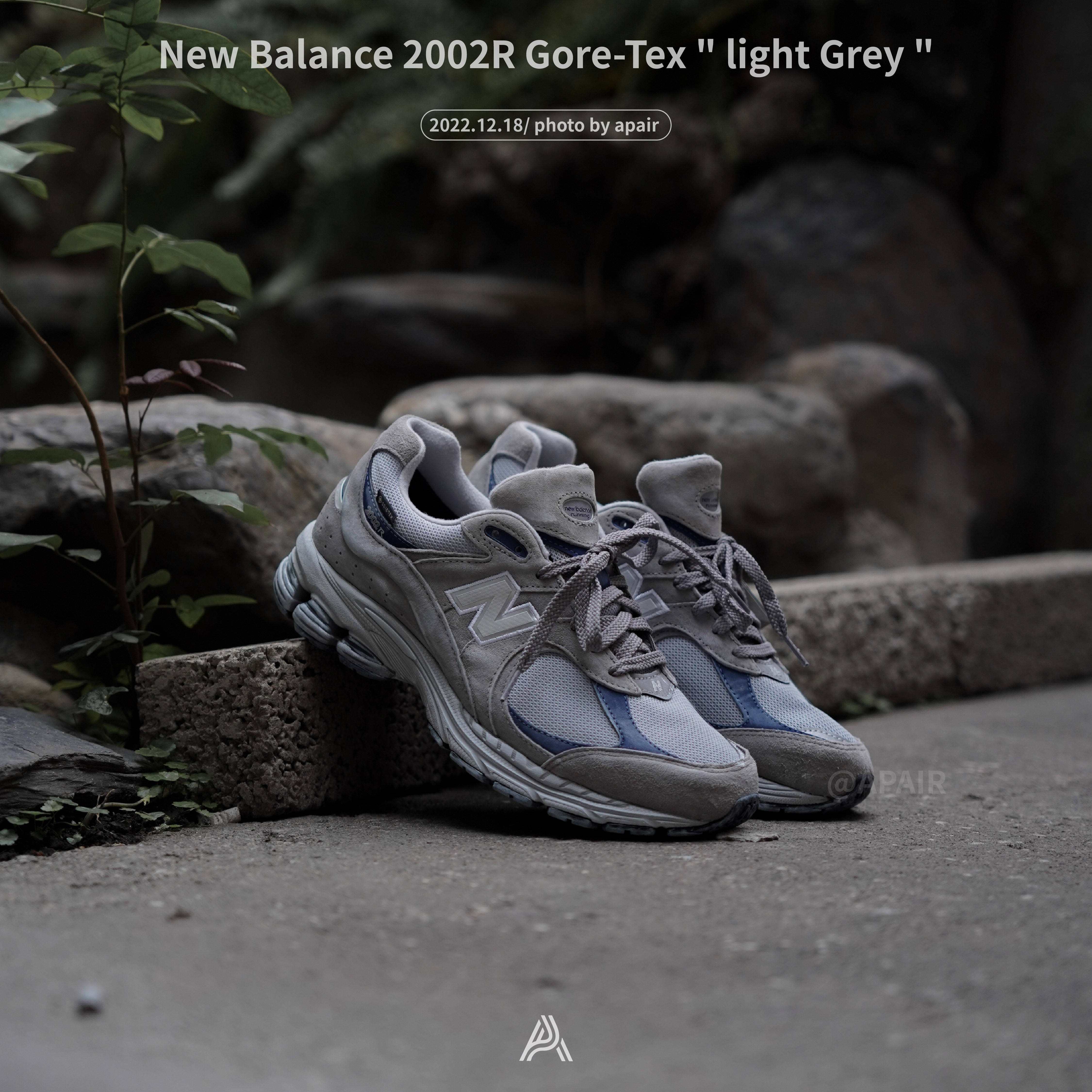 APAIR】預購New Balance 2002r Gore-tex 灰藍M2002RXB