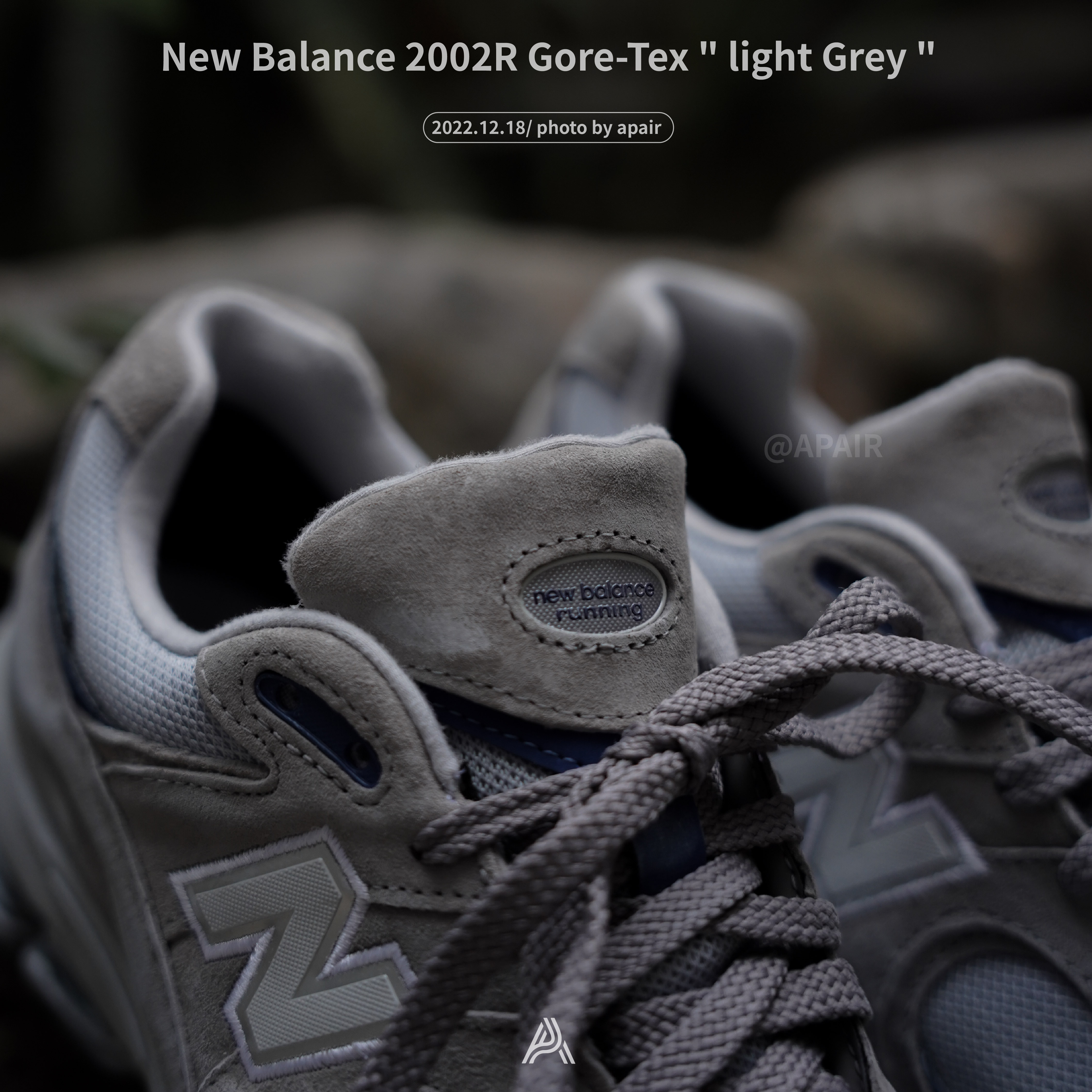 【APAIR】預購New Balance 2002r Gore-tex 灰藍M2002RXB