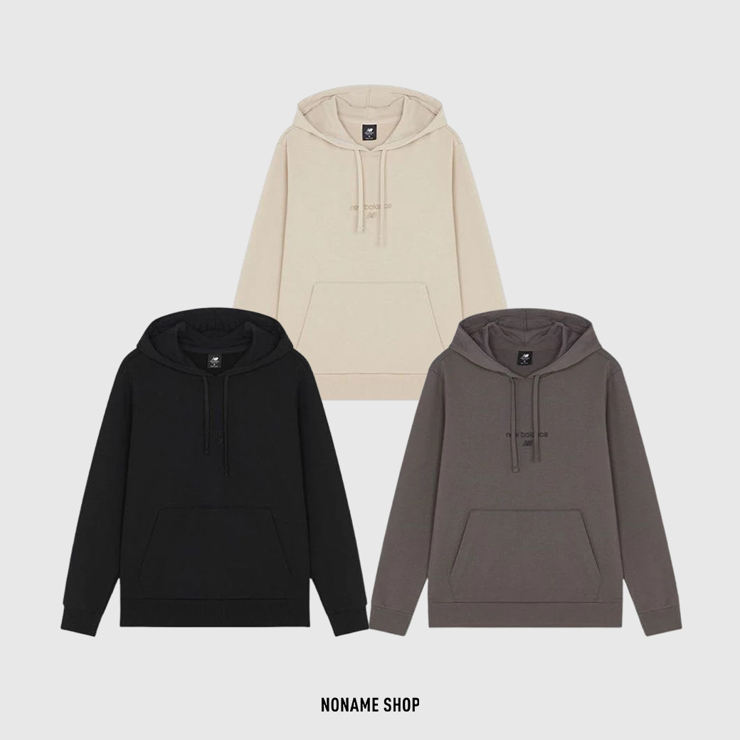 NEW BALANCE NB 刺繡 LOGO HOODIE 帽T 三色 (男款)