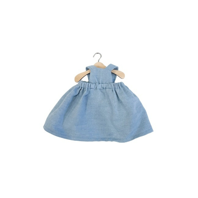 加拿大Huggabeau 手作娃娃衣服 Dress - Chambray
