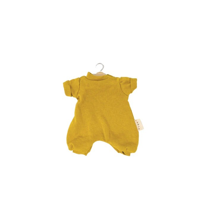 加拿大Huggabeau 手作娃娃衣服 Basic Romper - Mustard