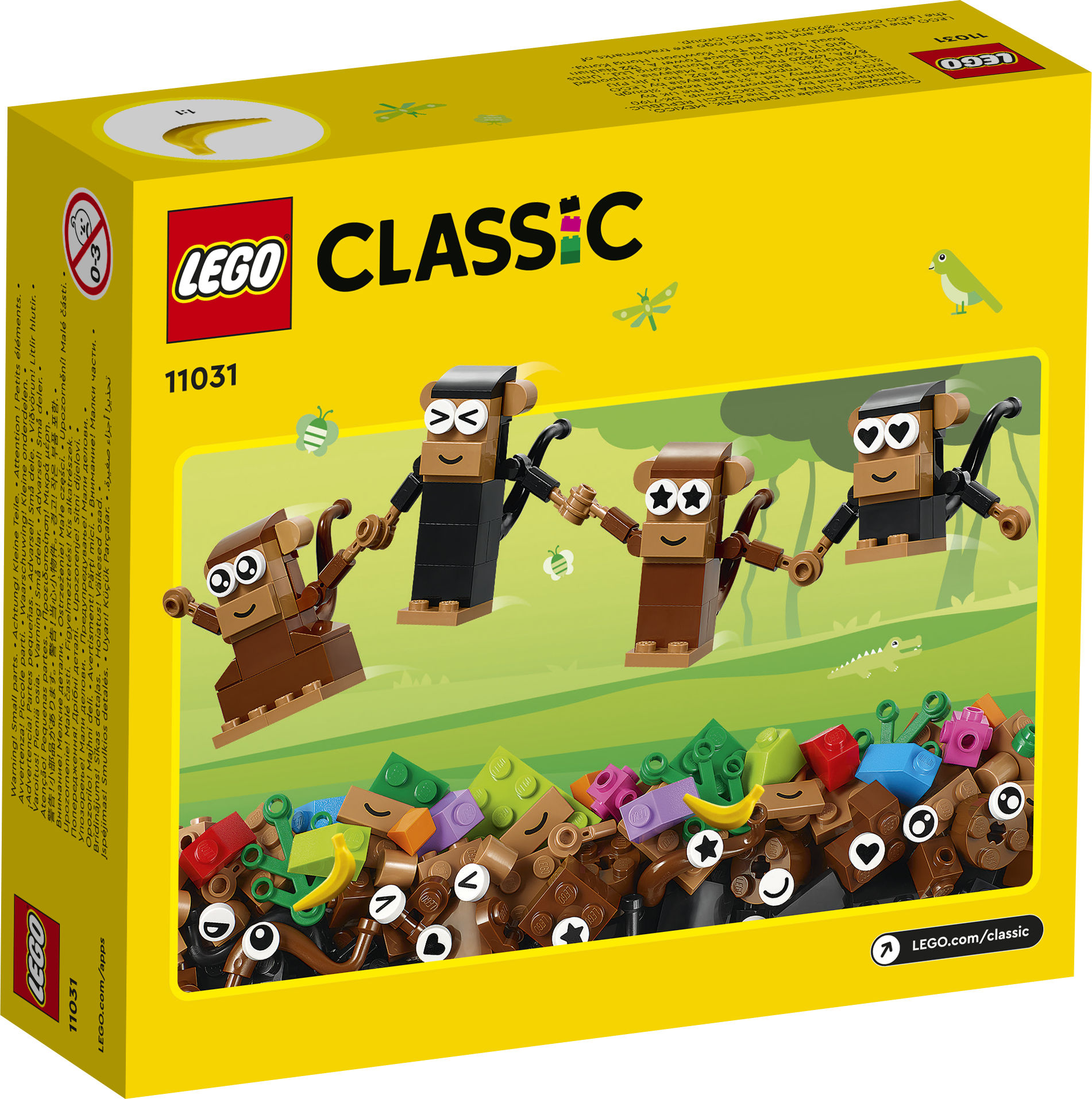 [飛米樂高積木專賣店] LEGO 11031 Classic-樂高® 創意猴子趣味套裝