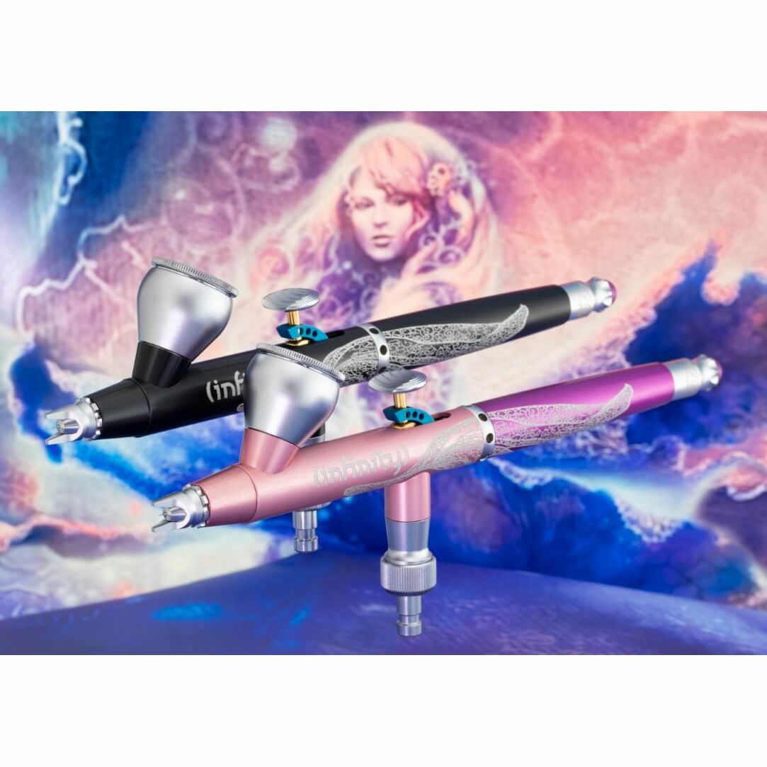 Kyiv Infinity Light Solo – 0,2 Mm Fineline Airbrush Pistole Mit 2 Ml Becher, Professionell Für Fine Art