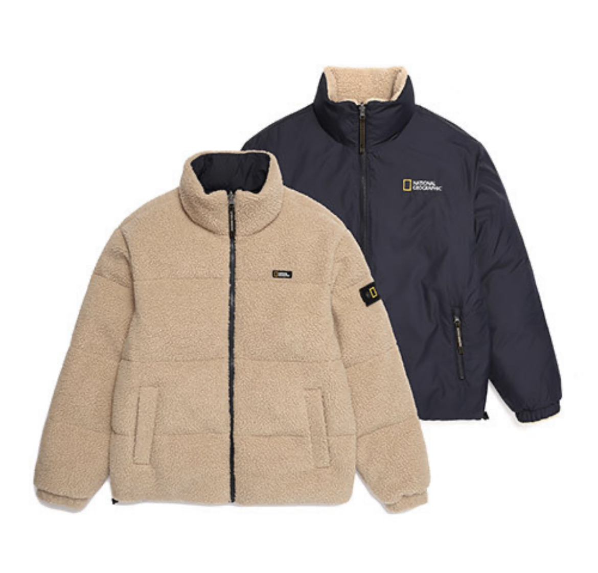 National Geographic 羽絨外套 雙面 男女款 保暖