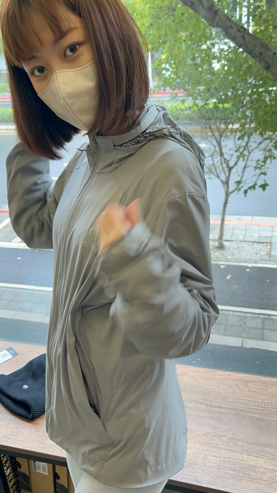 ARCTERYX  NODIN 抗UV 風衣外套 飛馬灰 男版 NOV M