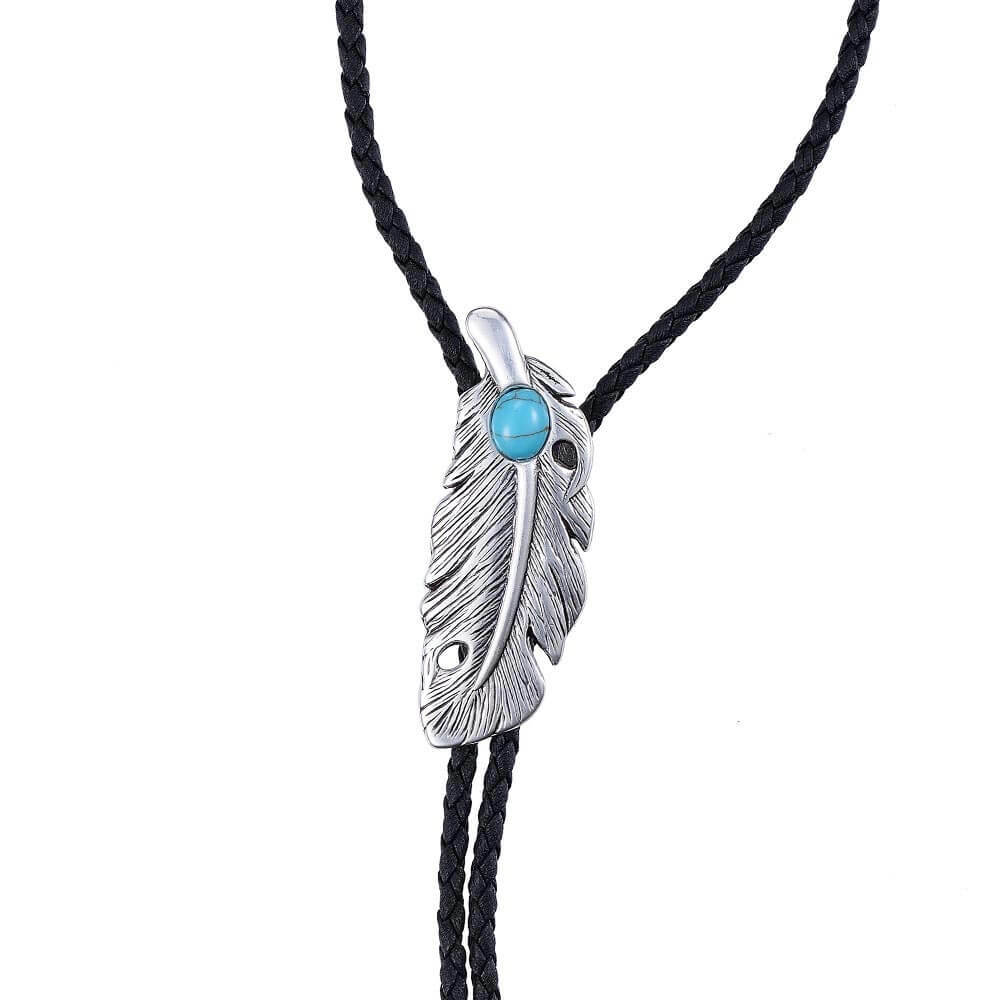 洛城時尚羽毛 保羅領帶/BoloTie/美式領帶－快速出貨