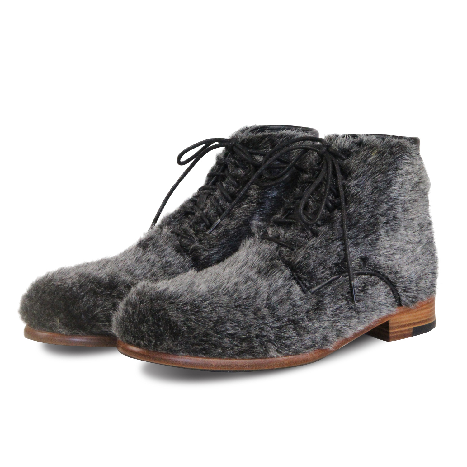 THE WALL M1131 Metallic Fur Boots
