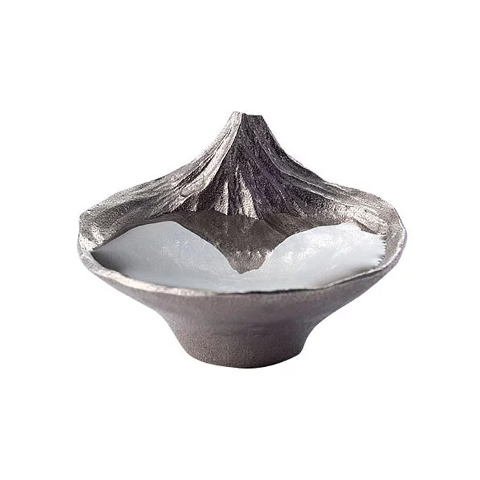 銀雅堂 錫 酒器 倒映富士酒杯-豬口 (30ml)