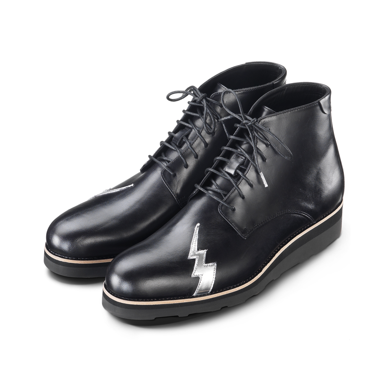 Thundermen M1131 Black Leather Boots