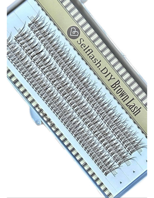 BROWN 啡色長短MIX