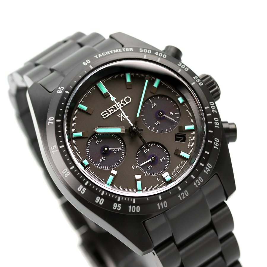 精工 Prosepx Speedtimer 黑色系列計時太陽能手錶 SBDL103 / SSC917P1