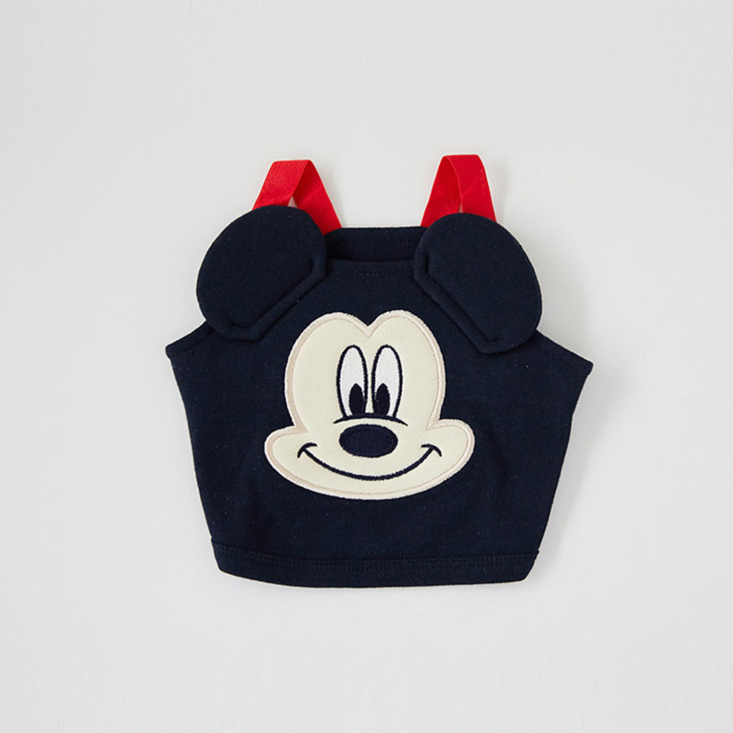 迪士尼米奇朋友-3D短版背心-米奇 黑