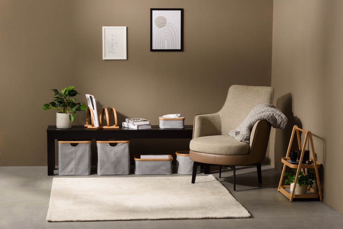 療癒的大地棕客廳佈置